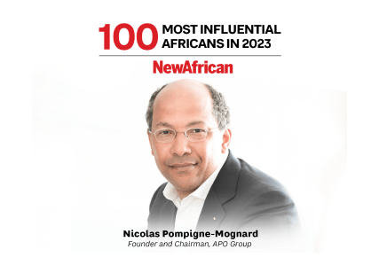 APO Group's Founder, Nicolas Pompigne-Mognard, Named One of ‘100 Most Influential Africans’